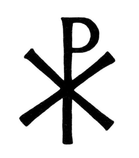 christian symbol p with x.